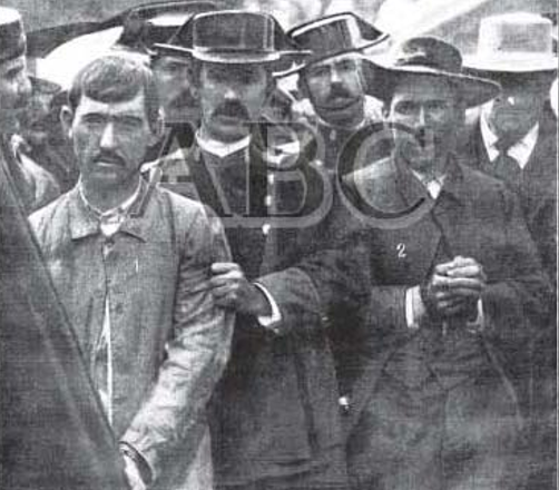 Los agresosres detenidos por la Guardia Civil, Hemeroteca ABC, 6.12.1908